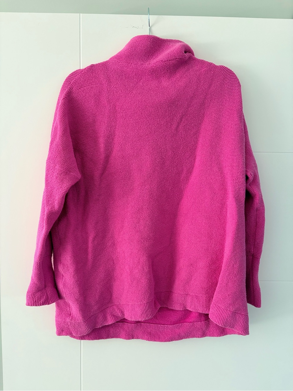 Free People Oversized Ottoman Tunic Hot Pink
